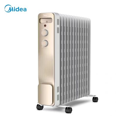 美的（Midea）NY2213 取暖器 电油汀电暖器加宽油丁暖气片智能恒温加热器油酊