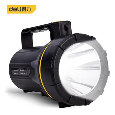 得力/deli DL5421 手电筒 LED工作灯强光远射 户外野营灯家用夜间应急维修 探照式手提工作可充电