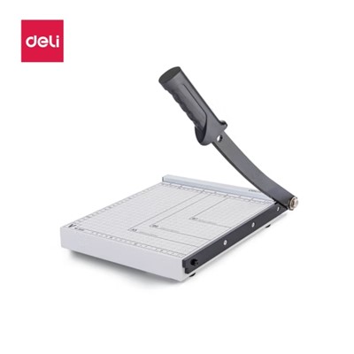 得力(deli) 8015 裁纸/切纸/拆信刀 钢质切纸机裁纸刀裁纸机 250mm*250mm 